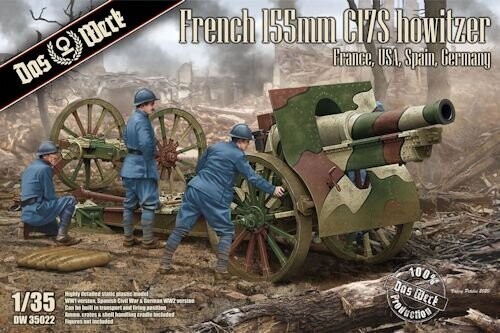DW35022 French Schneider 155mm C17S howitzer