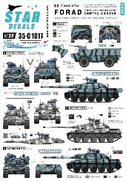 SD351017 French FORAD training center AMX-30 B2 FORAD, AMX-30 B2 BRENNUS, VAB 4x4