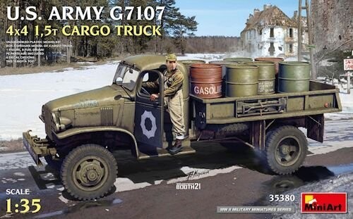 MINI35380 US Army G7107 4x4 1,5t Cargo 1-35