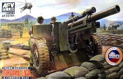 AFV35191 105mm Howitzer M101 A1 Carriage M2  1-35