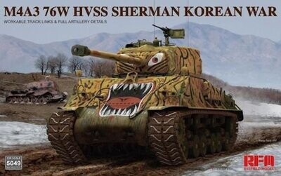 RFM5049 M4A3 76w hvss Sherman Korean war 1/35