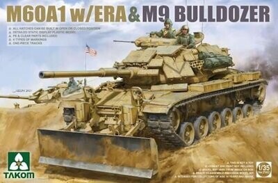 TAKOM2142 M60A1 with ERA & M9 Bulldozer 1/35