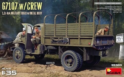 MINI35383 G7107 & Crew 1,5t 4x4 Cargo 1-35