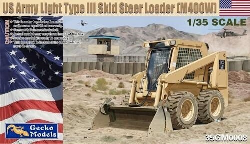 GM35008 US Army Light Type III Skid Steer Loader M400W 1/35