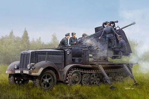 TRUM9513  German 5cm FLAK 41auf Selbstfahrlafette(Sd.Kfz.7/2)  1-35
