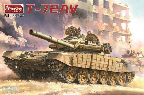 AMU35A041 T-72 AV WITH FULL INTERIOR 1/35