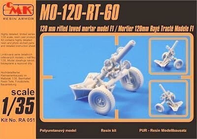 RA051 MO-120-RT-61, 120mm RIFLED TOWED MORTAR model F1 1/35
