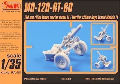RA051 MO-120-RT-61, 120mm RIFLED TOWED MORTAR model F1  1/35