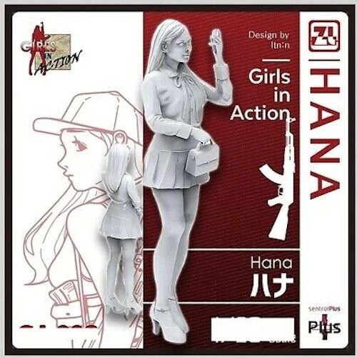 ZLPLAGM008 GIRLS IN ACTION HANA 1/35