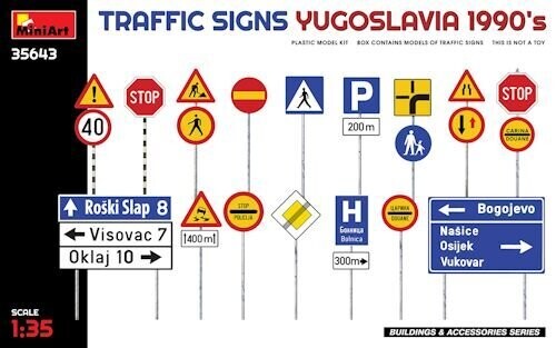 MINI35643 Traffic Signs Yugoslavia '90 1-35 -50%