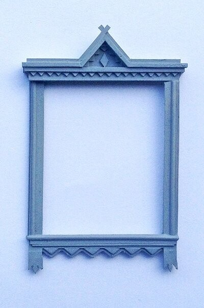 UM403 RUSSIAN WINDOWS FRAME DECORATED TYPE 2 2 PCS 1/35