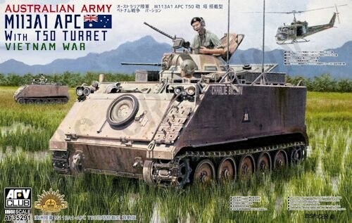 AFV35291  M113A1 APC & T50 Turret  Australian Army  Vietnam War 1-35