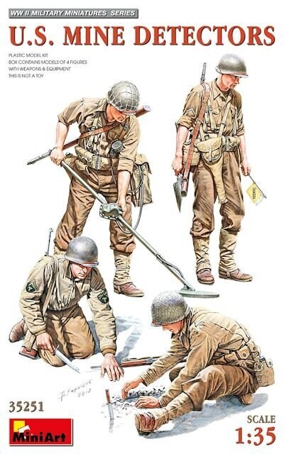 MINI35251 US Mine Detectors WW 2 1-35