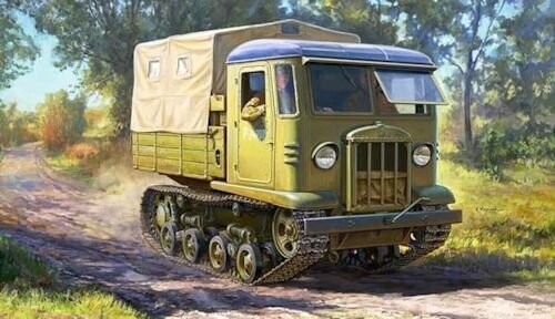 ZVE3663 Soviet Tracked Tractor STZ-5 WW II 1-35