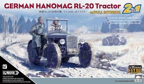 SABRE35A11 Hanomag RL20 Tractor  1/35