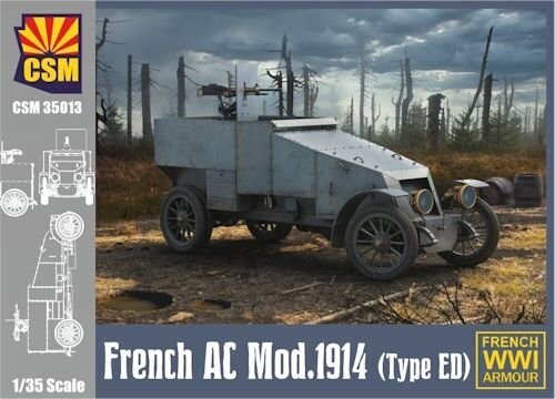 CSM35013 French Armored car Mod 1914 Type ED 1/35