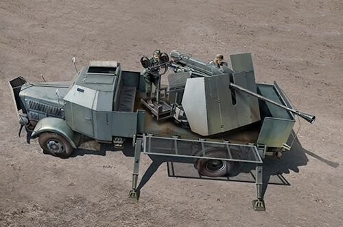 TRUM9594  L4500A & 5cm Flak 41 II 1/35