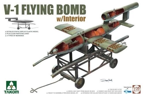 TAKOM2151  V-1 FLYING BOMB with Interior 1/35