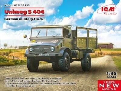 ICM35135 Unimog S 404 German military truck 1/35