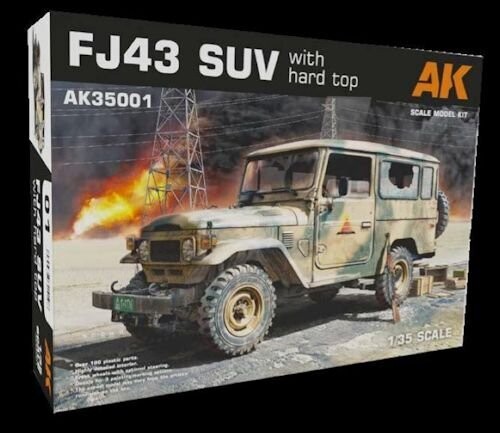 AK35001   FJ43 SUV with Hard top  1/35