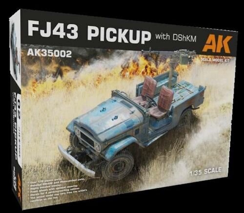 AK35002  FJ43 Pickup with DShKM 1/35