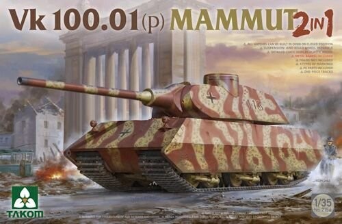 TAKOM2156   Vk 100.01(p) MAMMUT 2 in 1   1/35