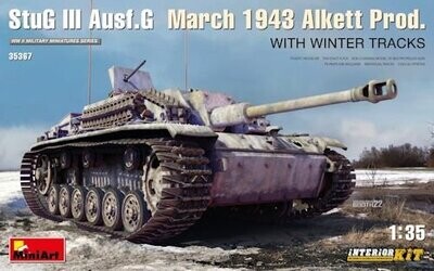 MINI35367 Stug III Ausf.G '43 Alkett Pr. W/OSKETTEN 1/35