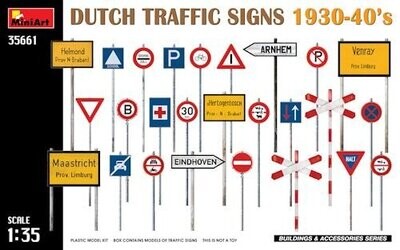 MINI35661 Dutch Traffic Signs 30-40' 1/35 -50%