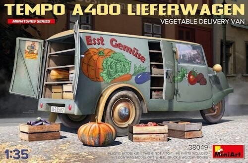 MINI38049  Tempo A40 Lieferwag.Vegetable 1/35  -40%