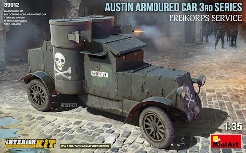 MINI39012  AUSTIN Armored Car 3rd Int.Kit 1/35