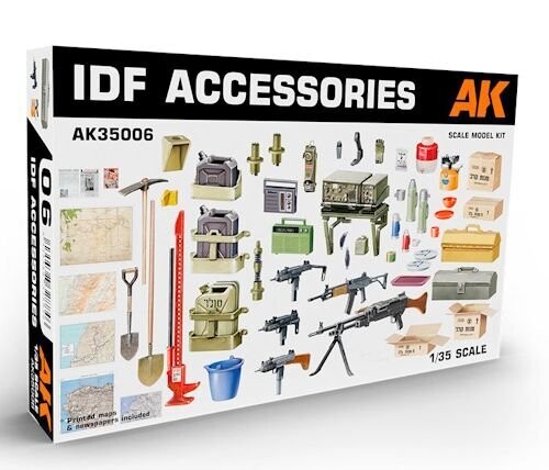 AK35006  IDF Accessories   1/35