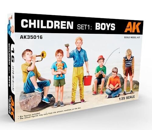 AK35016  Children SET 1: Boys  1/35