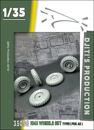 DJITI35096 FJ43 Wheels Set Type 1 (for AK)​ 1/35