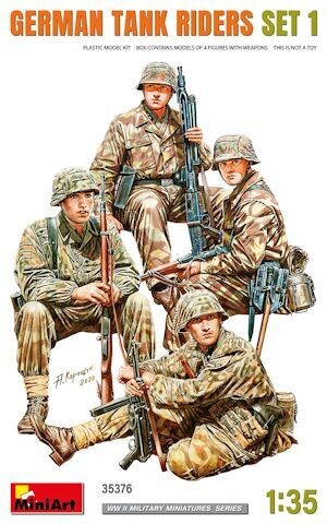 MINI35376  German Tank Raider Set 1 1/35