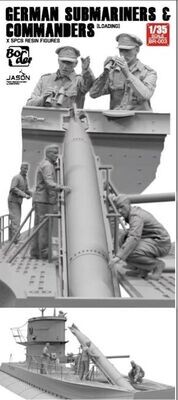 BMOBR003 German Submariners & Commanders loading (SET 5 resin figures) 1/35