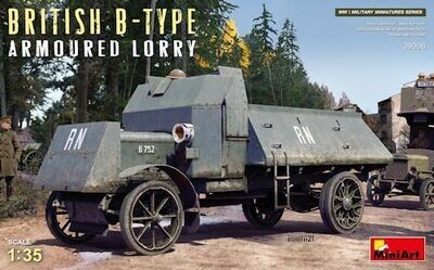 MINI39006 British B-Type Armoured Lorry WW I 1/35