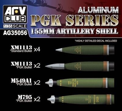 AFVAG35056 155mm Artillery Shell PGK Ser. 1/35 -15%