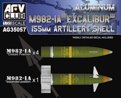 AFVAG35057 M982-IA " EXCALIBUR" 155mm Artillery Shell 1/35 -15%