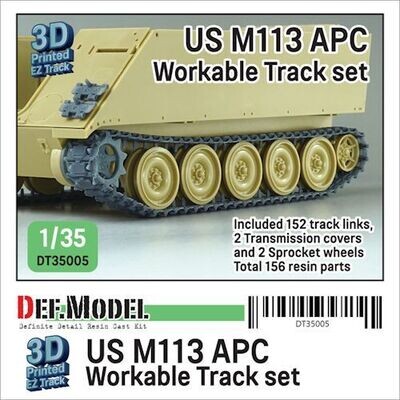 DEFDT35005 US M113 APC WORKABLE TRACK SET FOR 1/35 M113