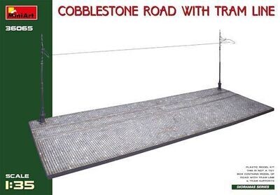 MINI36065 Cobblestone Road & Tram Line 1/35