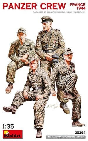 MINI35364 Panzer Crew France 1944 1-35