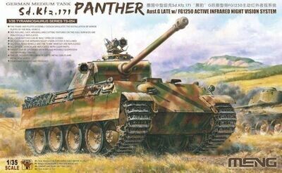 MENGTS35054 German Medium Tank Sd.Kfz.171 Panther Ausf.GLate w/ FG1250 Active Infrared Night Vision System 1/35