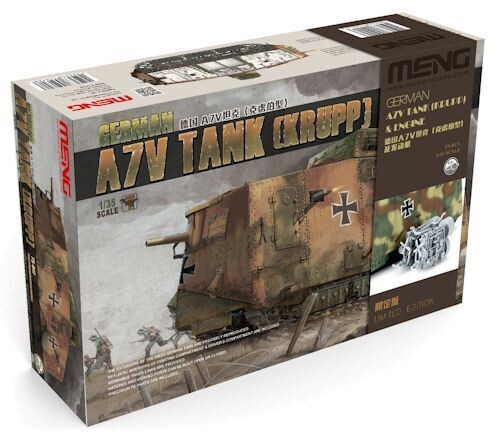MENGTS35017s German A7V Tank (KRUPP) & full resin Engine LIMITED EDITION  1/35