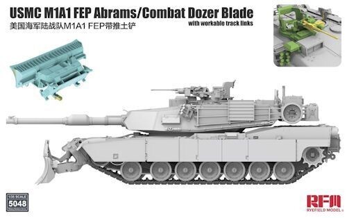 RFM5048 M1A1 FEP Abrams/Combat Dozer Blade 1/35