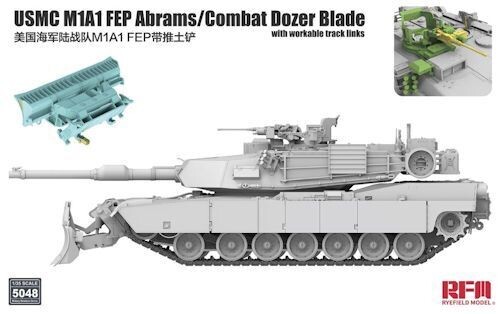 RFM5048 M1A1 FEP Abrams/Combat Dozer Blade  1/35
