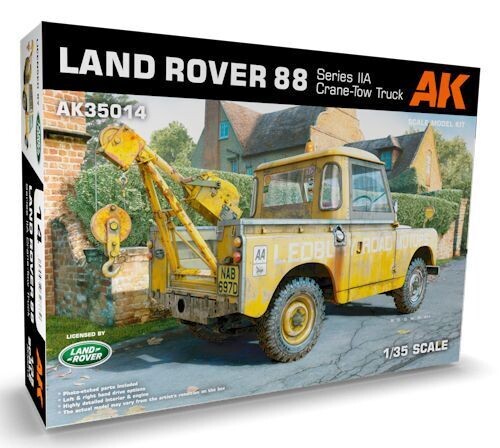 AK35014 LAND ROVER 88 SERIES IIA CRANE-TOW TRUCK 1/35