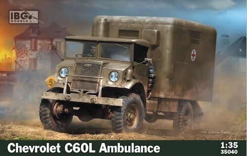 IBG35040 Chevrolet C60L Ambulance WW II 1-35