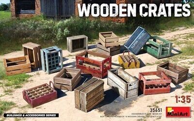 MINI35651 Wooden Crates 1/35