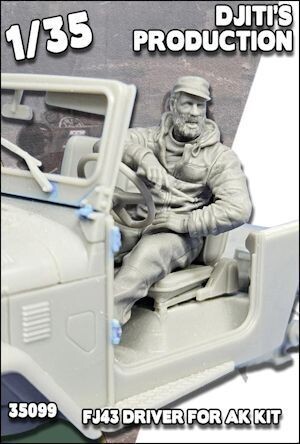 DJITI35099 FJ 43 Driver (for AK)  1/35