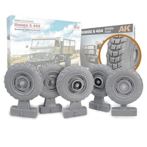 MAC35613  Unimog S 404 - Sagged wheels 1/35